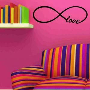 Love Forever Infinity Wall Decal St..