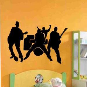 Rock Band Vinyl Sticker Wall Art Graphic Music