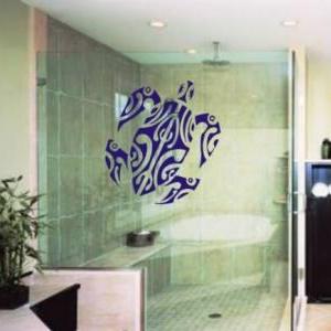 Tribal Turtle Wall Decal Sticker