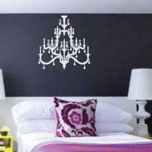 Crystal Chandelier Wall Decal Stick..