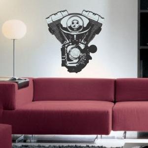 Motorcycle Motor Decal Sticker Wall