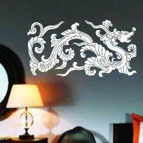 Chinese Tribal Dragon Decal Sticker Wall Art..