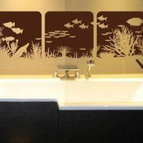 3 Panel Coral Reef Decal Decal Stic..