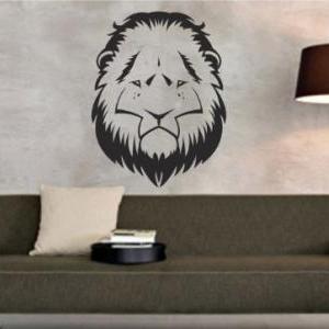 Lion Face Version 101 Decal Sticker Wall