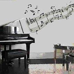 Music Notes Decal Wall Mural Decal Sticker