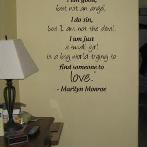 Wall Decal Quotes - Marilyn Monroe ..