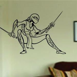 Ninja Wall Decal Sticker Mural Art Graphic Dragon..