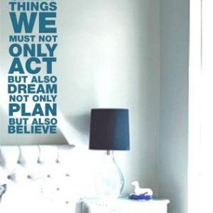 Wall Decal Quotes - To Accomplish G..