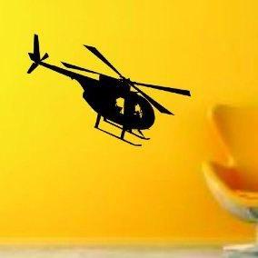 Helicopter Version 102 Decal Sticker Wall Decal Ar