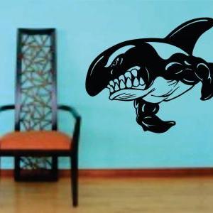 Killer Whale Version 101 Decal Sticker Wall Art..