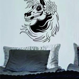 Day of the Dead Horse Wall Vinyl De..