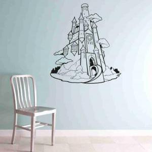 Princess Castle Decal Sticker Vacation Wall Mural..