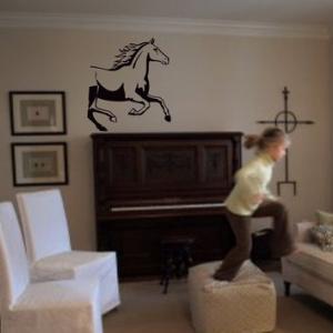 Horse Running Wall Decal Sticker Co..