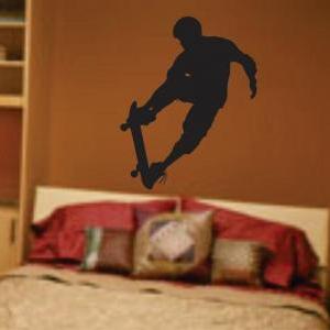 Skateboarder Wall Decal Sticker Tee..