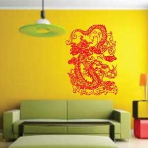 Tribal Dragon Wall Decal Sticker Mural Art Graphic..