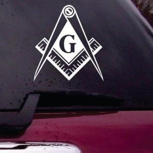Freemason Symbol Decal Sticker Viny..