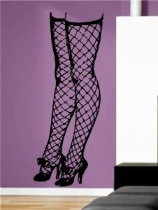 Sexy Stockings Decal Sticker Wall Art Graphic