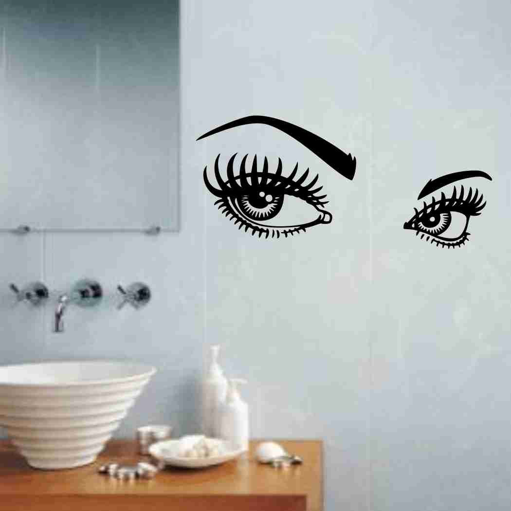 Girl Eyes Decal Sticker Wall Art Graphic