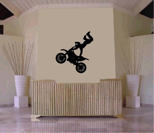 Dirtbike Rider MX X Games Version 103 Decal Sticker Wall