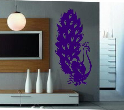 Peacock Wall Decal Sticker