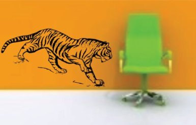 Large Tiger Version 102 Decal Sticker Wall