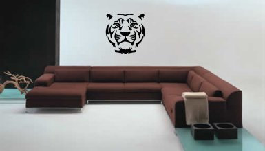 Tiger Face 101 Decal Sticker Wall