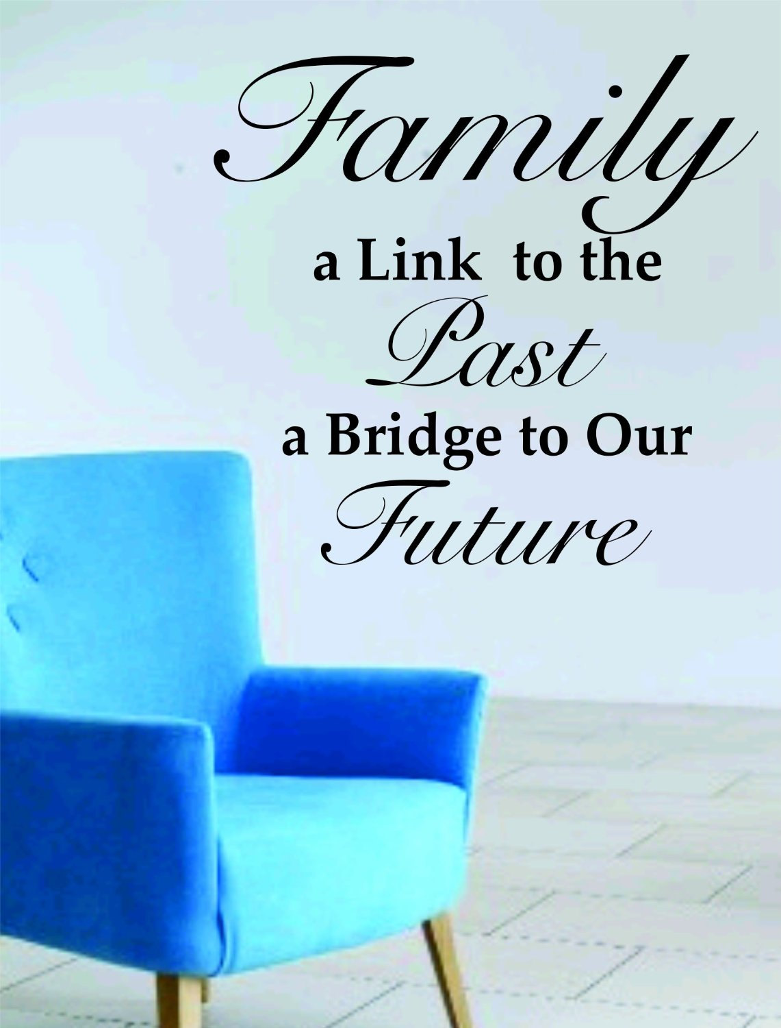 Wall Decal Quotes - Family A Link To The Past Quote Decal Sticker Wall
