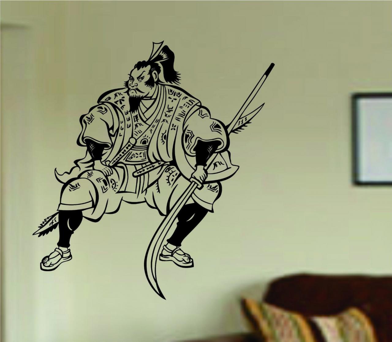 Samurai Version 102 Wall Decal Sticker Mural Art Graphic Dragon Kid Boy Room Asian