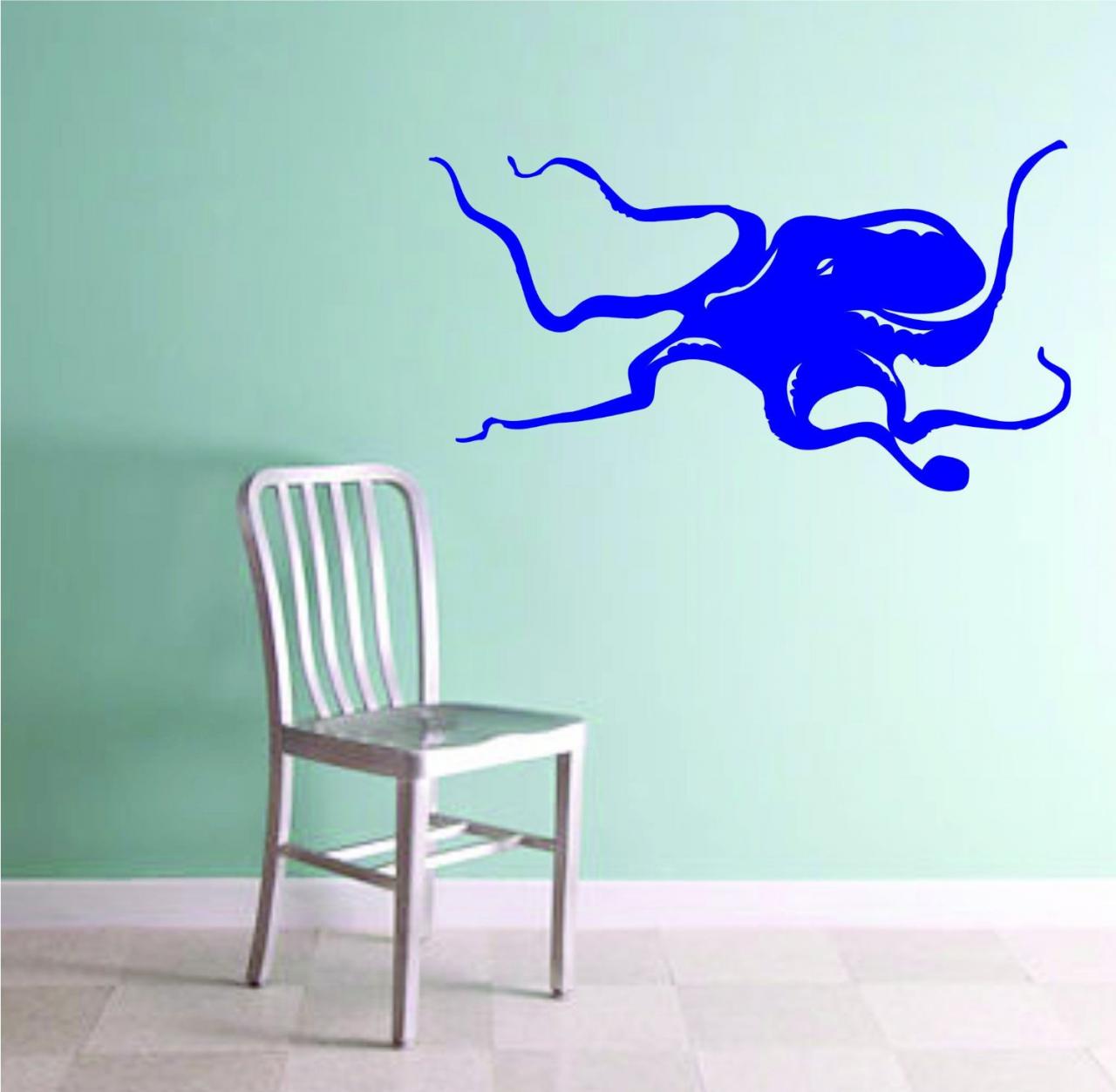 Octopus Version 105 Wall Vinyl Decal Sticker Decals Nautical Ocean
