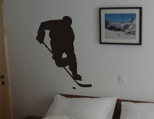 Ice Hockey Player Decal Sticker Wall