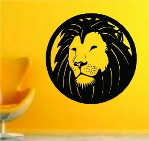Lion Face Version 102 Sticker Wall Decal Animal King Of The Jungle Art Graphic