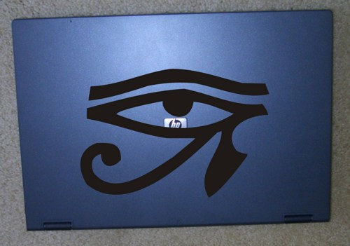 Eye of Horus Laptop Decal Sticker Eye Of The Moon The Eye Of Ra Art Graphic
