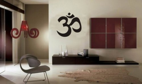Extra Large Om Symbol Wall Decal Sticker