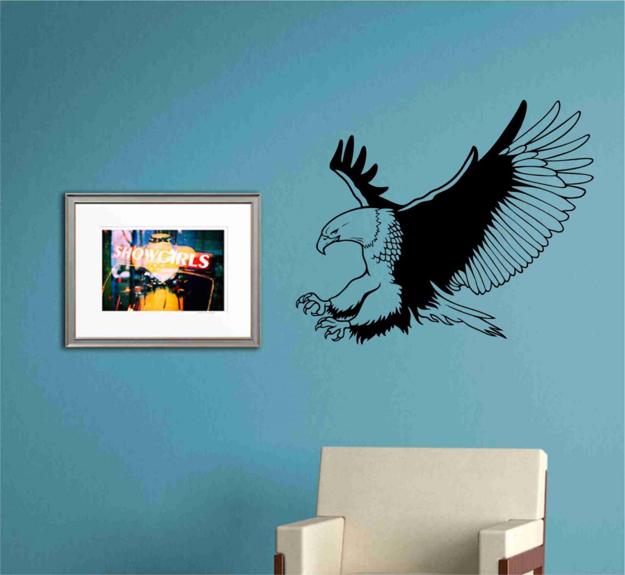 Bald Eagle Wall Mural Decal Sticker Vinyl on Luulla