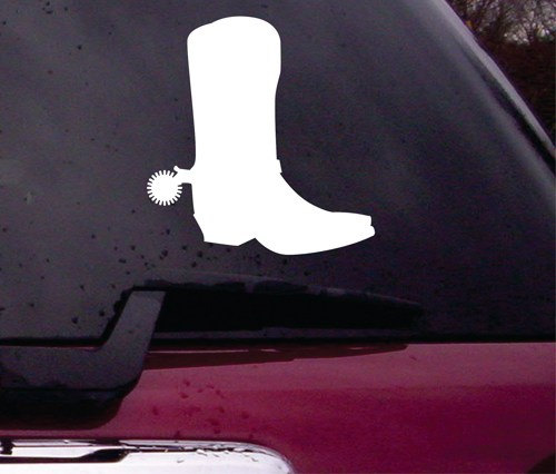 Cowboy Boot Decal Sticker Vinyl Decal Sticker Art Graphic Stickers Laptop Car Window