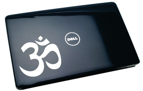Om Symbol Wall Decal Sticker Buddha Absolute Brahman Hindu Vinyl Decal Sticker Art Graphic Sticker Laptop Car Window