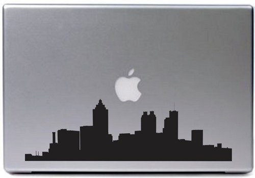 Atlanta City Skyline Decal Sticker Laptop Car Window