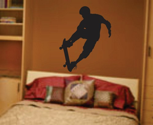 Skateboarder Wall Decal Sticker Teen Room Decor Series 1