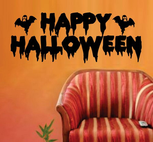 Happy Halloween Wall Vinyl Decal Sticker Art Graphic Sticker