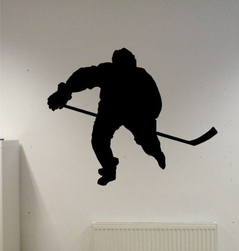 Ice Hockey Player Version 1 Decal Sticker Wall
