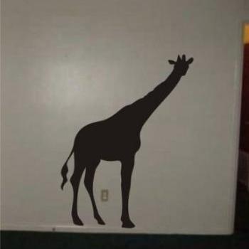 Giraffe Vinyl Wall Decal Mural Sticker