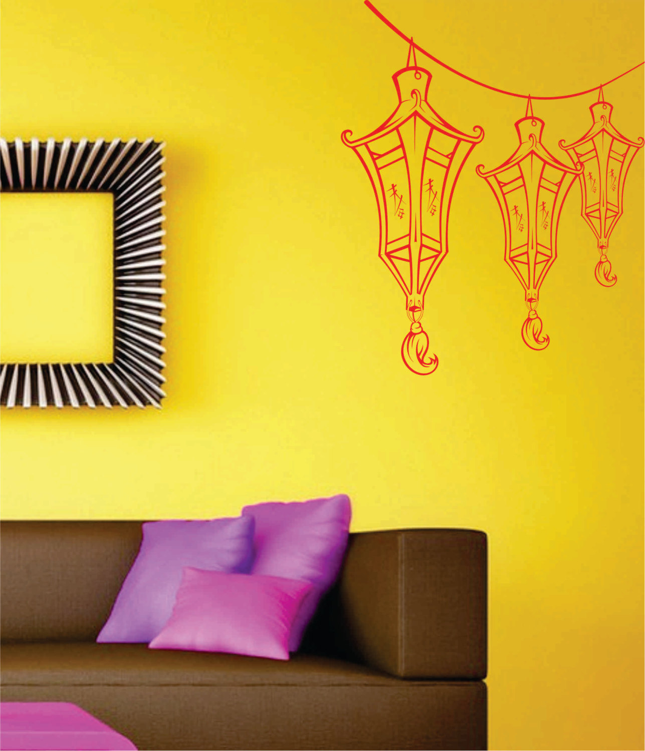 Paper Lantern Wall Decal Sticker Art Graphic on Luulla