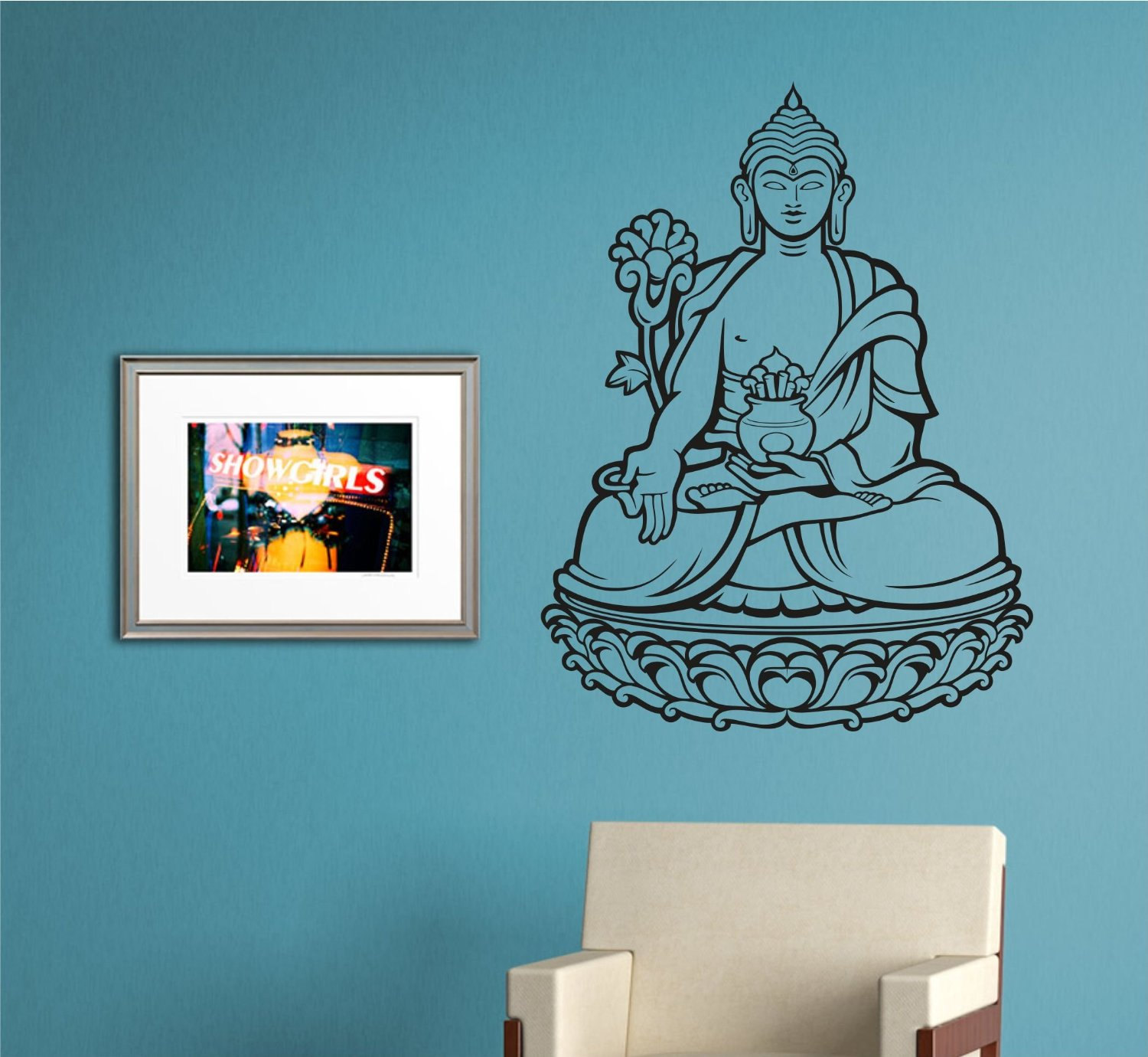 Buddha Version 105 Yoga Sign Quote Wall Decal Sticker Buddha Absolute ...